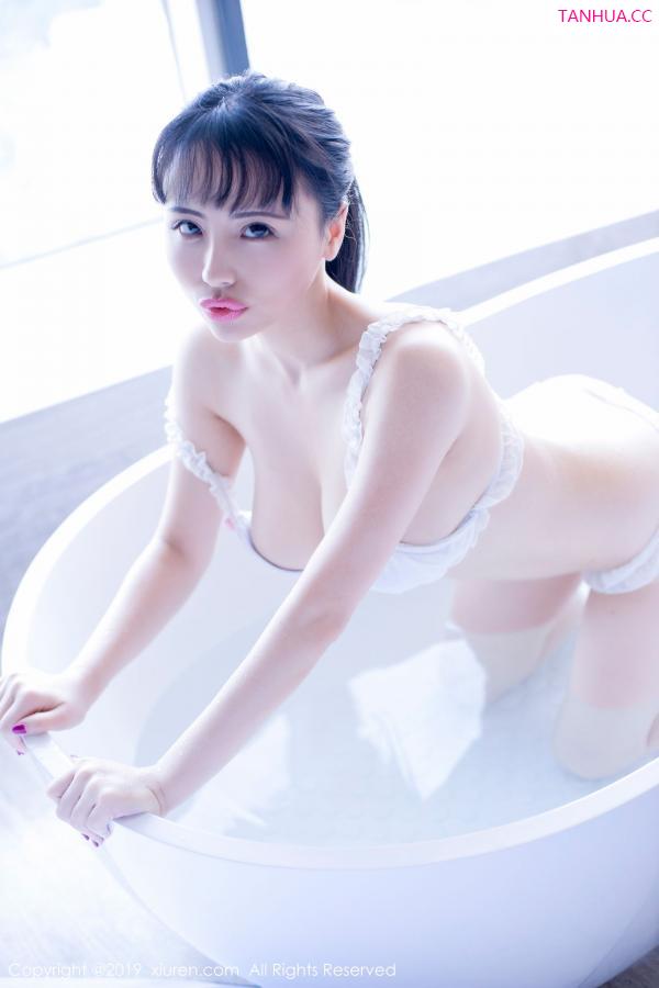 迪爱儿  巴山蜀水瑞瑞ruirui 白色蕾丝软内衣第15张图片